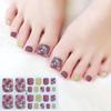 Наклейки на ногти с 3D-ромбовидным узором: Водостойкий, долговечный, отбеливающий для ног