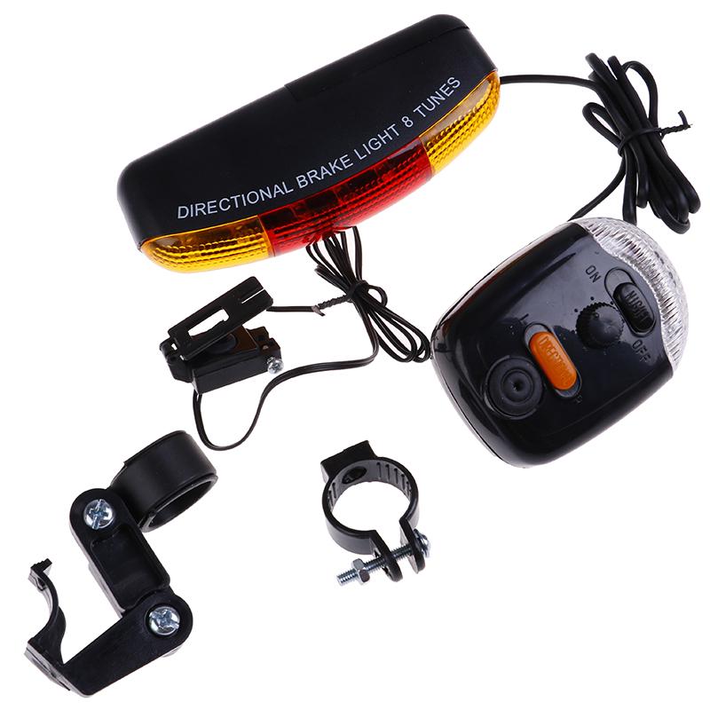 Универсальный поворотник для горного велосипеда + задний фонарь для велосипеда + клаксон