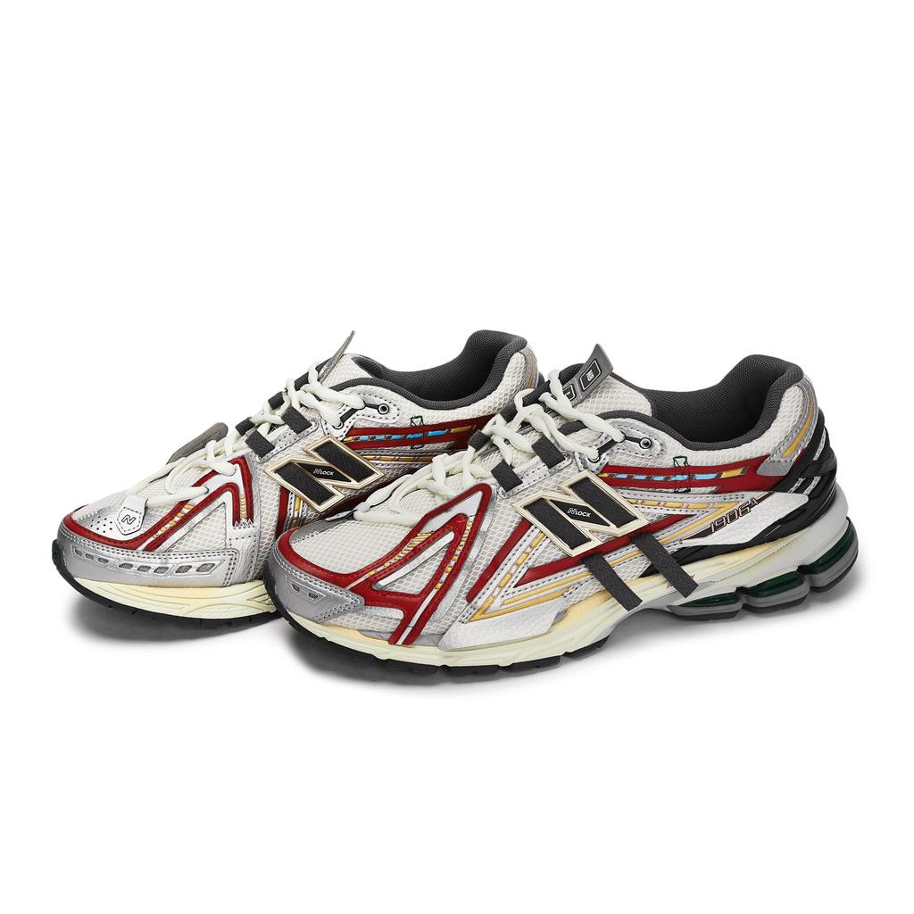 New Balance 1906 Abrasion Resistant Abrasion Resistant Low top Running Shoes Men's Gray White Silver Red M1906AD(Team80-S-BOX)