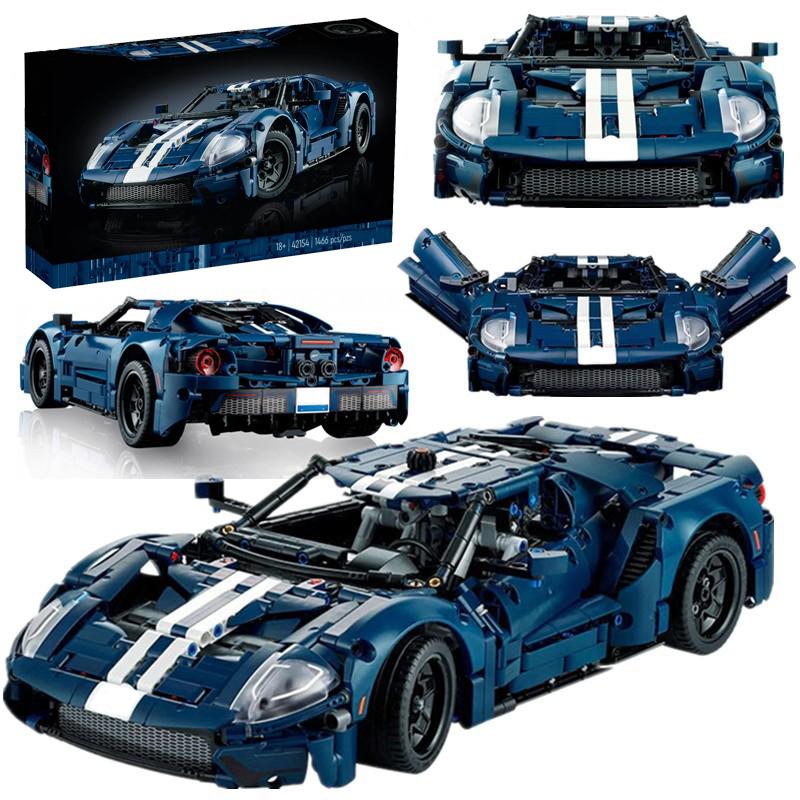 Технический 1486Pcs Классический гоночный автомобиль GT 1:12 совместимых строительных блоков Expert Speed Sport Car Model Bricks Toys Gifts
