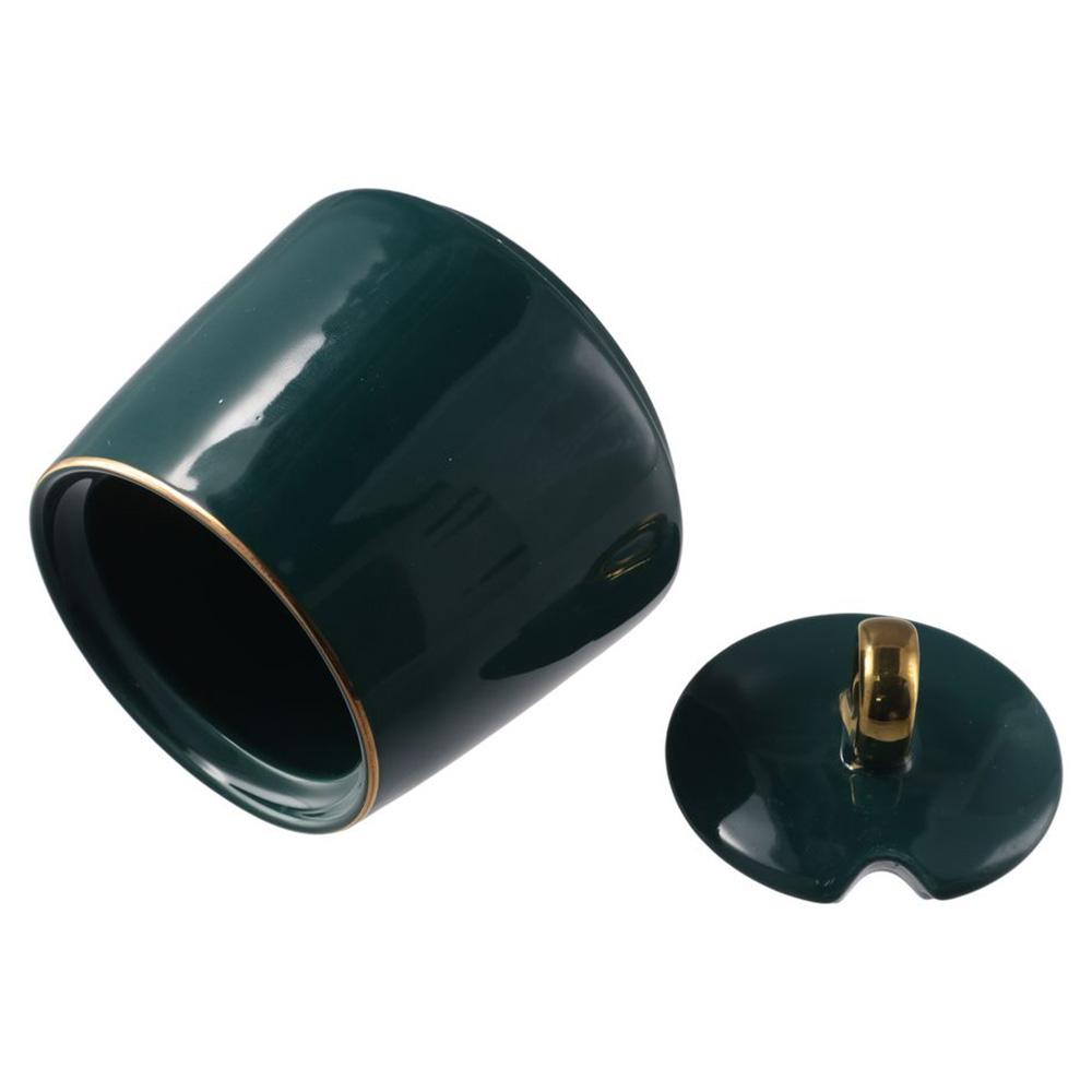 White/Fruit Green/Green/Pink Seasoning Jar Serviceable 3.95*3.35 Inch Ceramic Sugar Bowl Porcelain Salt Bowl Restaurant