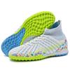 32-45unisex Football Shoes High-top Elastic Socks PVC Rubber Soft Bottom TFFootball Shoes Men's Special Children Competition Training Football Shoes