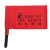 Electrical Plug Lockout Lock Bag Red Black Tear Resistant Safety Plug Lock Bag for Energy Isolation