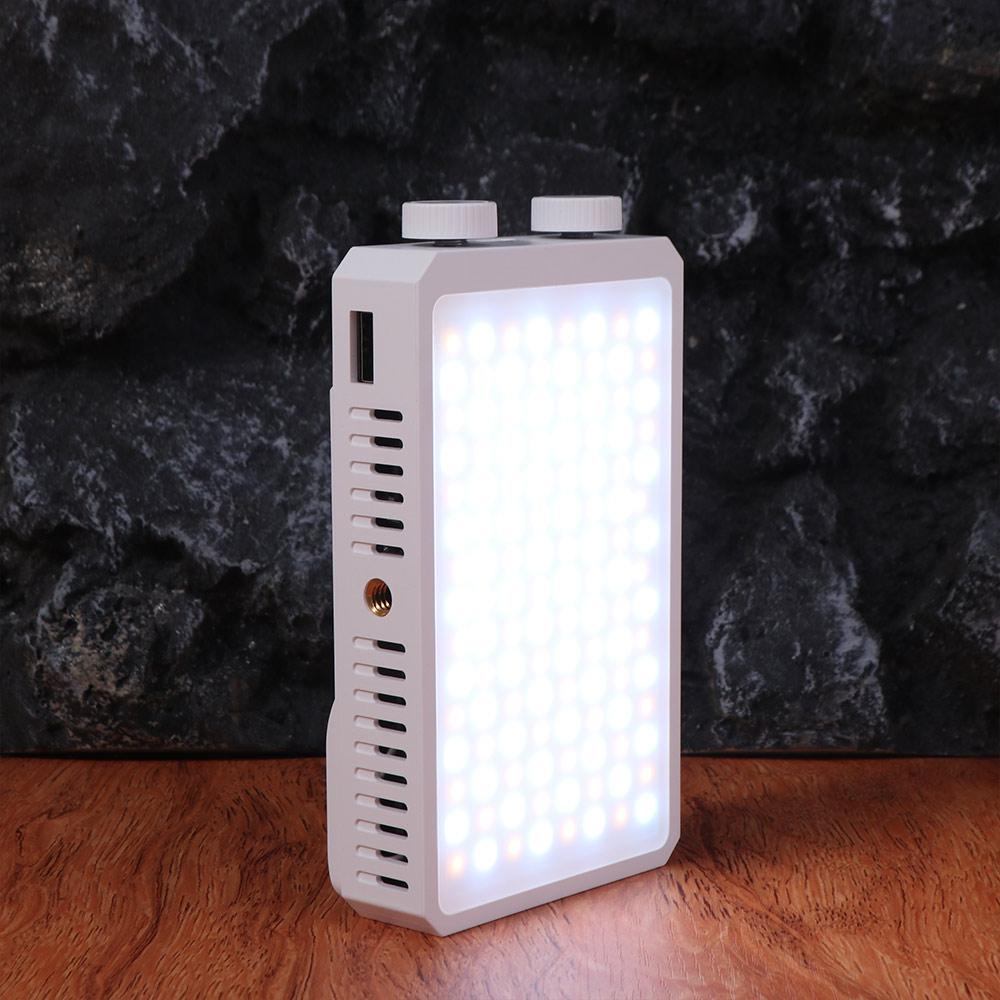 4400mAh Battery Mini LED Video Lamp 2800-9000K Pocket Photography Light Camping