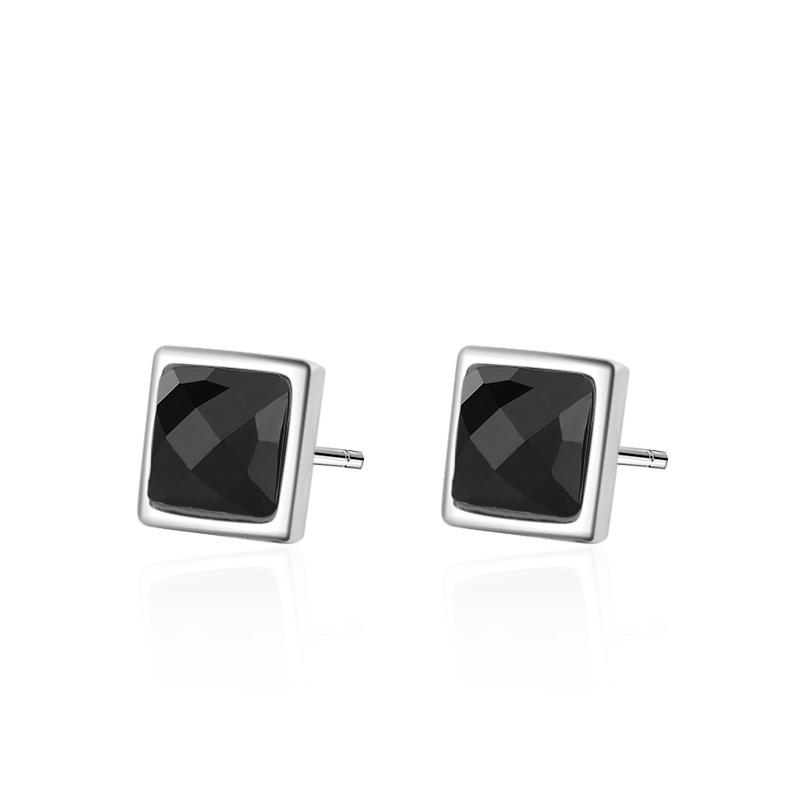 925 Sterling Silver Earrings for Women Original Charm Double Hoop Earrings Pave CZ Fine Engagement Anniversary Jewelry E557