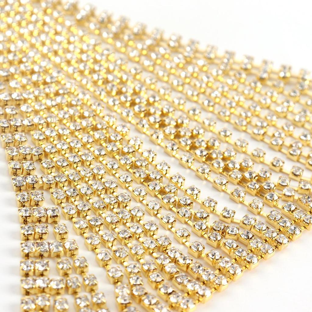 Страз Кисточка Бикини Бюстгальтер Цепочка для тела - Женская Клубная Мода