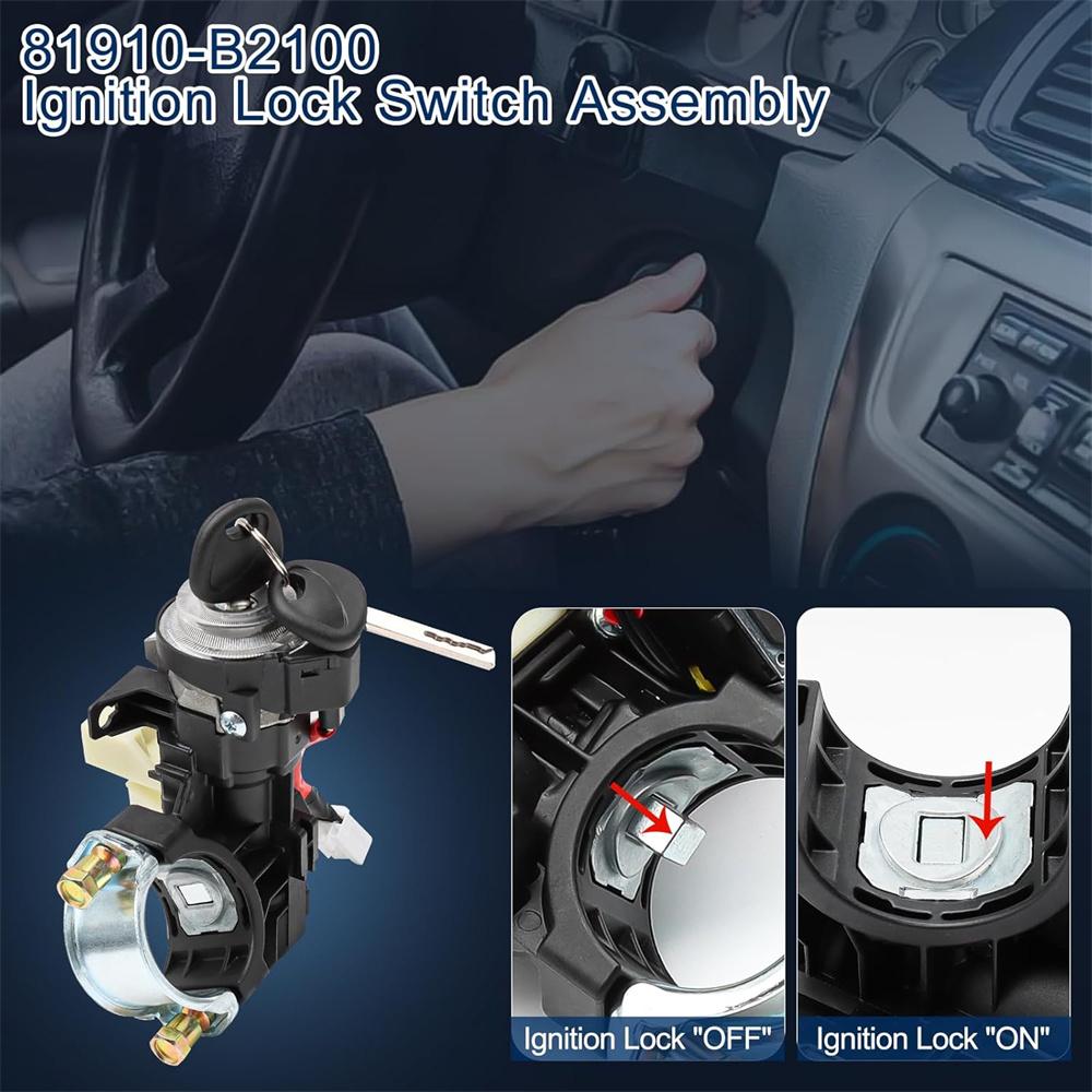 Assembly Ignition Lock Switch Kit With 2 Keys For Kia Soul 2014-2019 81910-B2100
