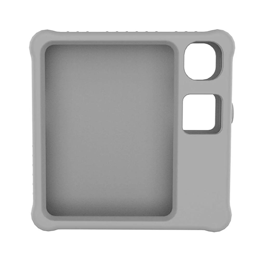 Для Rabbit R1 2 шт. закаленное стекло пленка + силиконовый чехол против падения защитный корпус оболочка против царапин чехол для Rabbit R1 AI PC