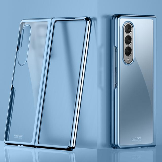 Прозрачный передний и задний складной защитный чехол для Samsung Galaxy Fold4 5g Z Fold 4 Zfold4, чехол с покрытием, жесткий бампер, чехол