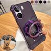 Airbag Shockproof Magnetic Stand Case with Lens for Redmi 13C 12C 12 10 10C 9 9A K50 K60 K70 Pro Redmi Note 13 12 11 10 Pro 9s 13R Xiaomi 14 13 Pro