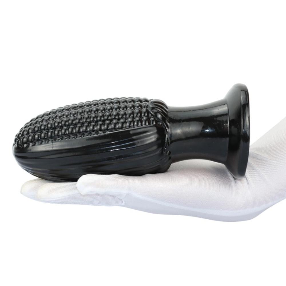 Corn-Shaped Anal Plug & Dildo - Realistic Adult Toy for Women, Novelty Stretching Butt Plug with Flared Base, Adult Sex Toy