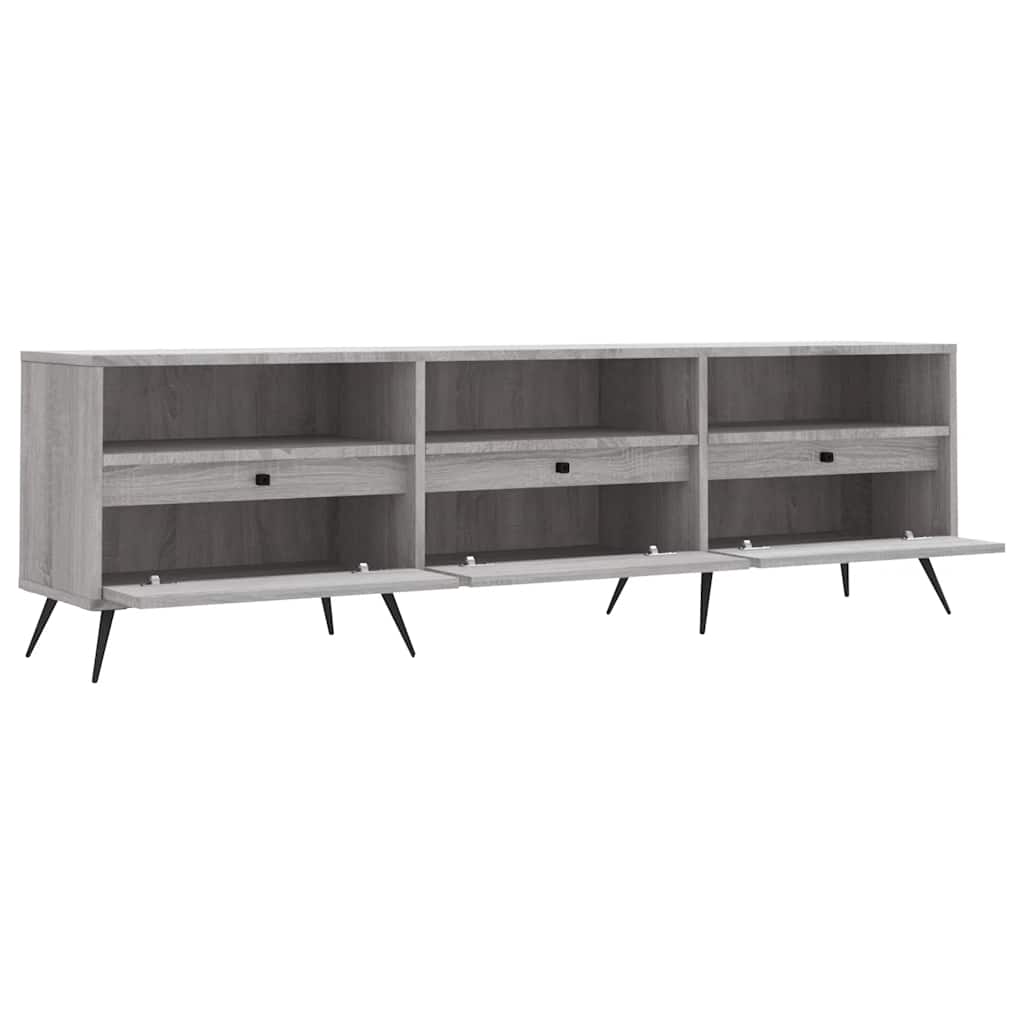 Szafka Pod Tv, Szary Dąb Sonoma, 150X30X44,5 Cm