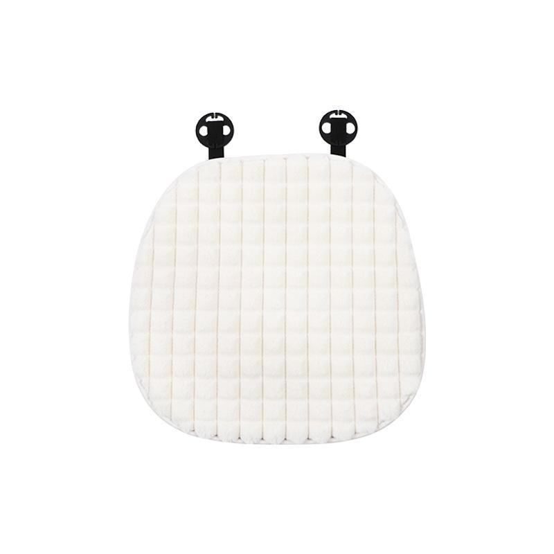 Высококачественная плюшевая клетчатая подушка для автомобильного сиденья — теплая и удобная для осени/зимы