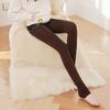 Женские леггинсы Высокая эластичность Бархатная подкладка Теплые брюки Однотонные леггинсы с высокой талией Облегающие