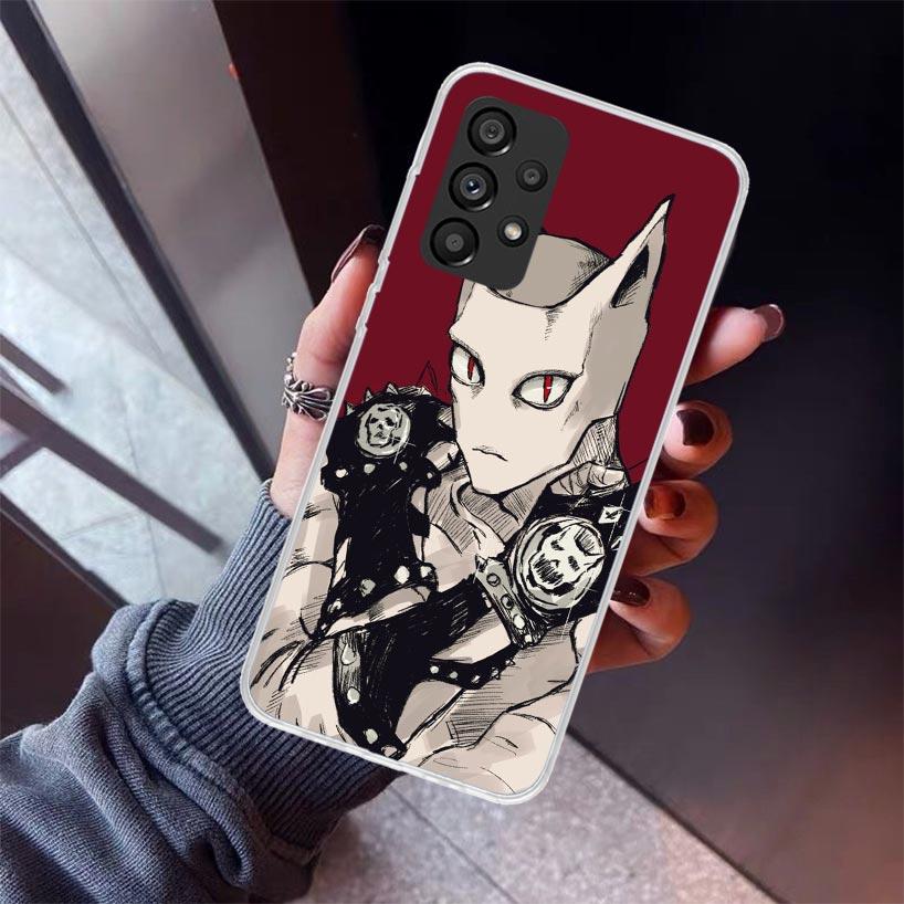 Чехол для телефона JoJo Кира Йошикаге Killer Queen для Samsung Galaxy A17 A57 A37 A16 A26 A36 A56 A15 A25 A35 A55 A14 A13 A54 A53 A34 A