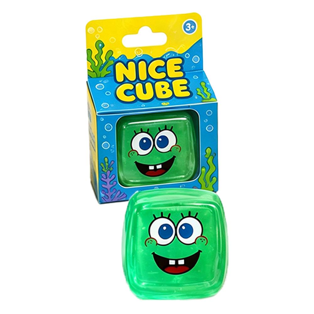 Cute Cube Squishy Toy Slow Rebound Fidget Sensory Stress Relief Toy, 4 Fun Colors Soft Squeezy Toy with Gift Box for Kids and Adults Anxiety Relief.