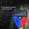 5-1 шт. Солнечная противоугонная лампа для дома, сигнальная лампа, система безопасности, предупреждающий индикатор, 3 режима, светодиодная стробоскопическая лампа, датчик движения, защитный свет