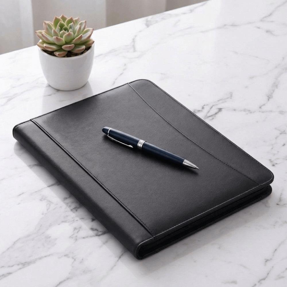 Waterproof Padfolio A4 Business Folder Briefcase Office Supplies Document Organizer Meeting