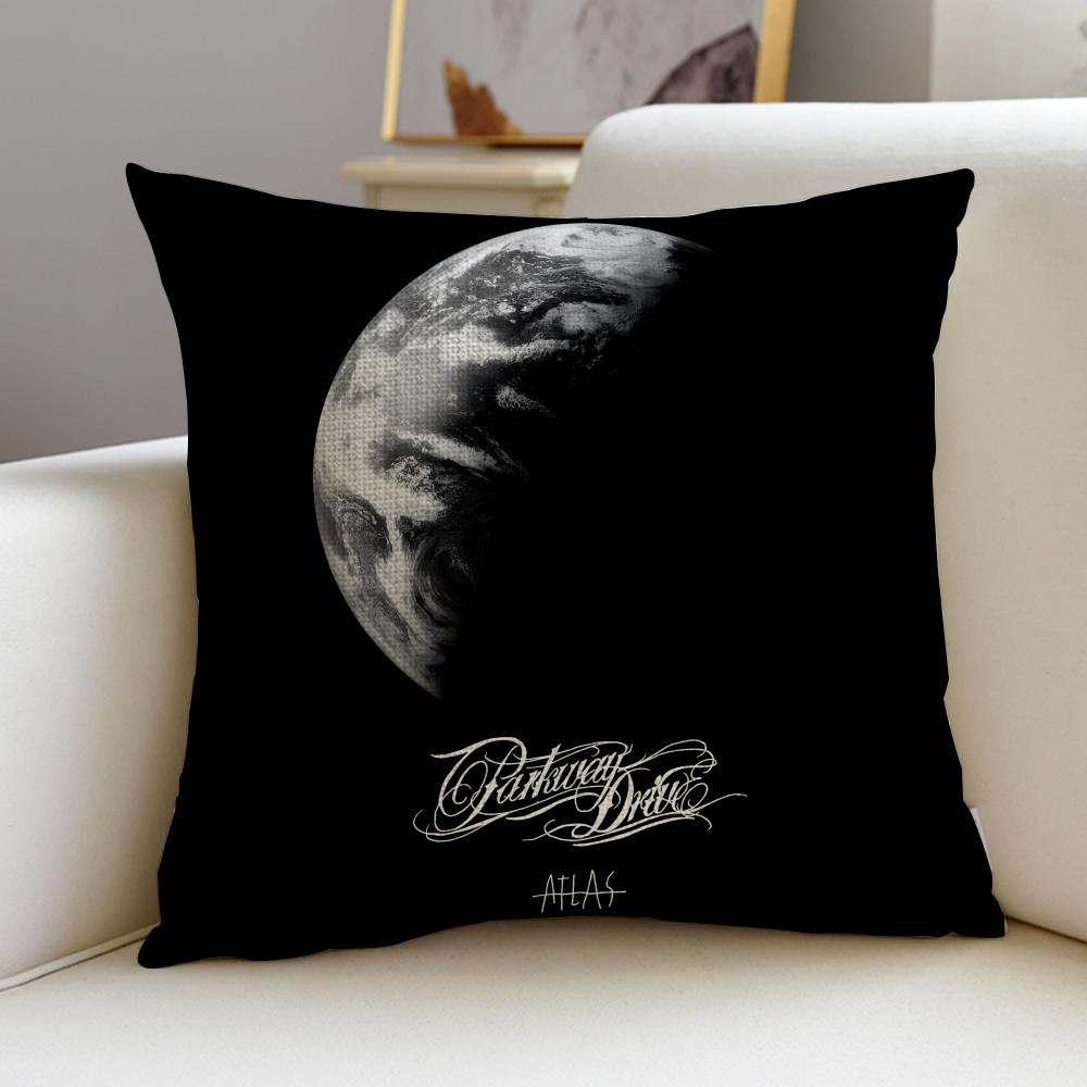 Metal PParkway DriveS Cushion Cover Breathable and skinfriendly linen pillowcase square removable and washable cushion