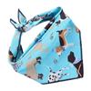 Cotton Pet Printed Triangle Bandana Striped Birthday Scarf for Large Dogs