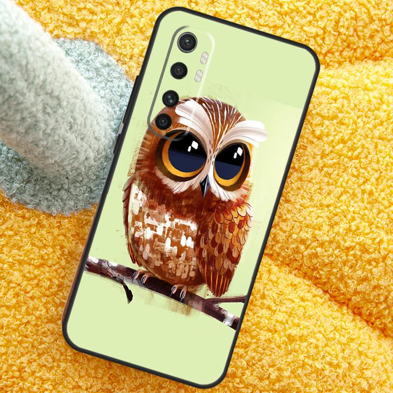 Милый чехол-мультяшная сова для Xiaomi 15 14 Ultra 13T 14T 15T Pro 17 Pro Max Чехол для POCO X7 Pro X5 X6 F5 F6 F7