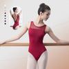Adult Women Ballet Leotards Dance Practice Outfit Mesh Splicing Camisole Female Ballet Dance Clothes Gymnastics Suits