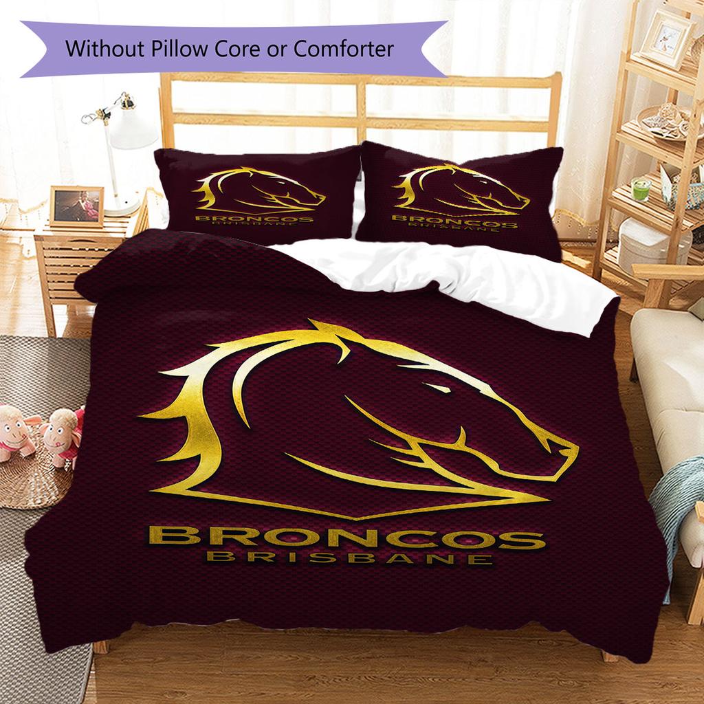 Brisbane Faith Bedding Quilt Set Quilt Cover Pillowcase Home Decoration Birthday Gift (1 * duvet cover + 2 * pillowcase, without core)
