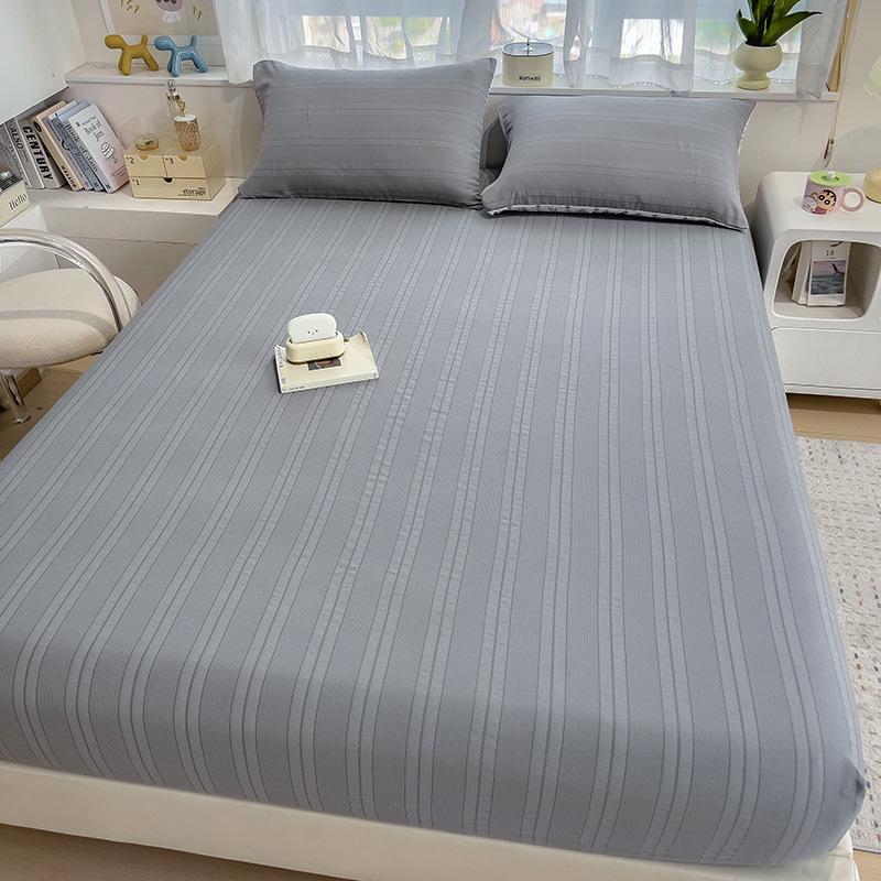 Новый двухслойный марлевый наматрасник-простыня, цельный, для односпальной кровати, для общежития, всесторонний, нескользящий, не сбивающийся