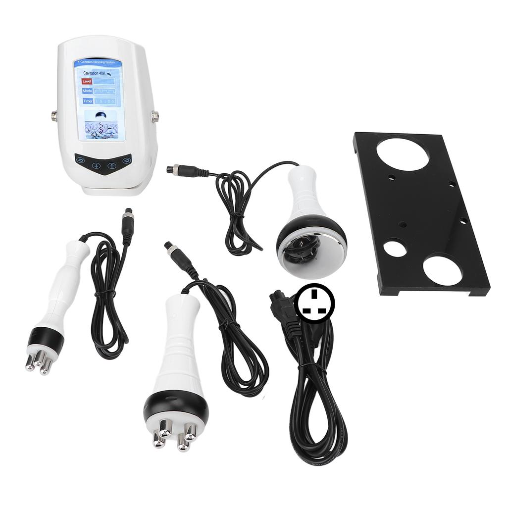 40 кГц RF Кавитационный аппарат с 3 головками, сжигание жира, лифтинг лица, похудение, косметический инструмент