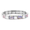 Cartoon Charm Italian Links Colorful Charm Bracelet Link Module Bracelet Accessories  For Gifts