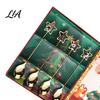 Stocking Stuffers for Christmas 4Pcs Stainless Steel Spoons, Coffee Stirring Xmas Dessert Teaspoons Santa Claus Tableware with Gift Box, Holiday Tea,