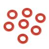 10 шт. уплотнительных колец из пищевого силикона для кофемашины, уплотнительная шайба для трубки давления, красная, набор для ремонта Vmq