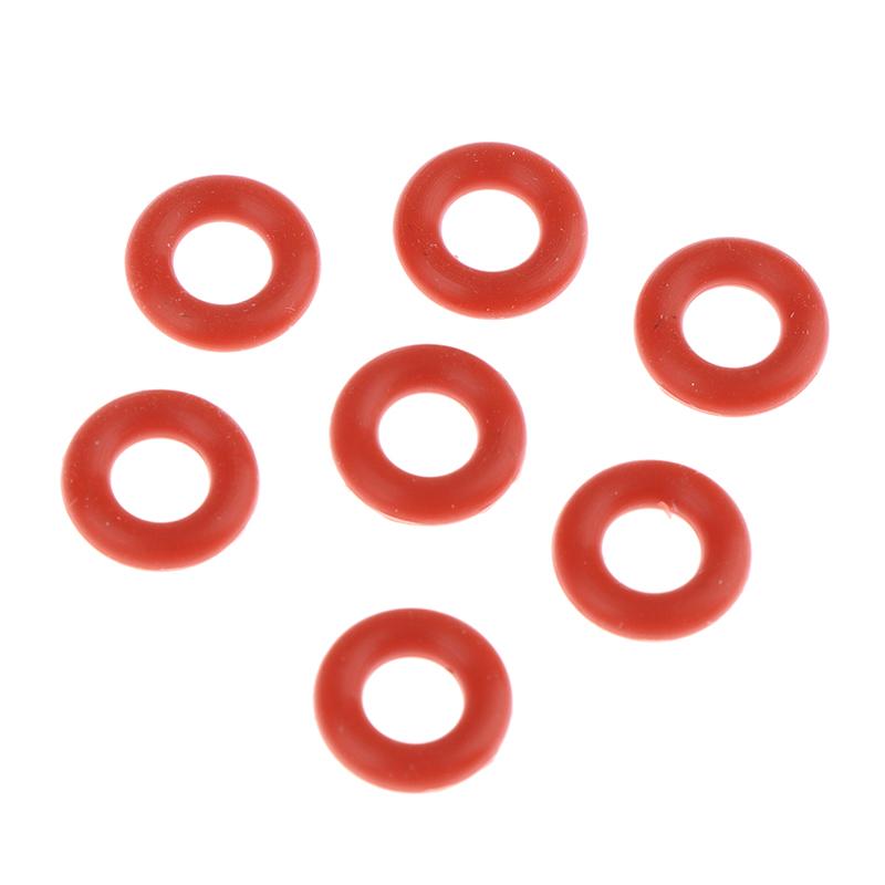 10 шт. уплотнительных колец из пищевого силикона для кофемашины, уплотнительная шайба для трубки давления, красная, набор для ремонта Vmq