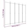 VidaXL Room Divider 5 Panels Folding Room Separator Divider Privacy Screen Paravent Living Room Decoration 350188