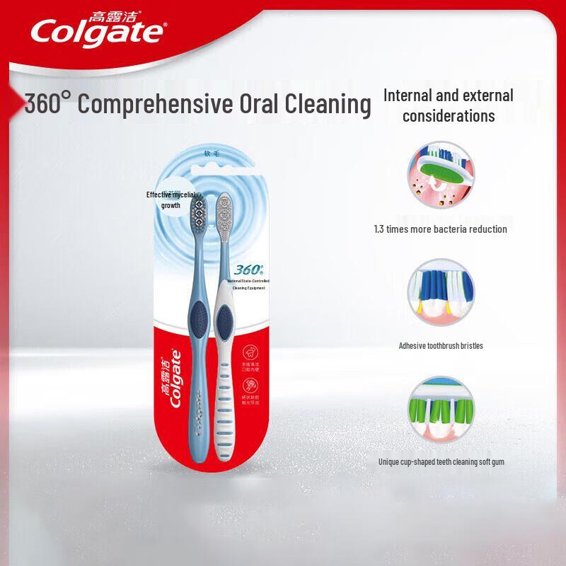 Colgate Набор для полной чистки полости рта 360°: Зубная щетка и зубная паста