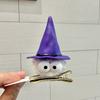 Bow Halloween Party Hair Band Mesh Cone Hat Hair Hoop Personality Halloween Hair Clip  Kids