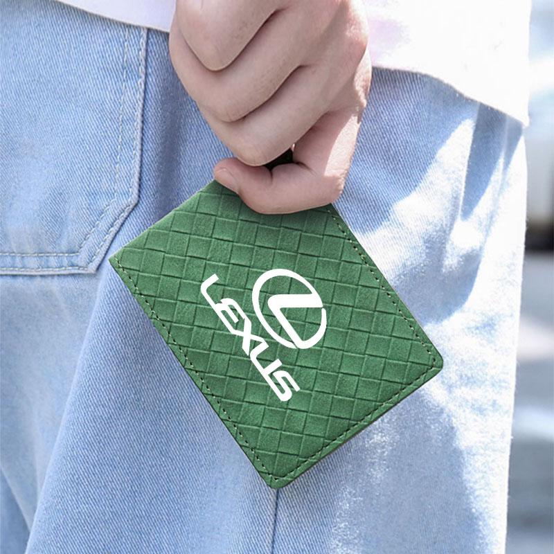 Car Drive Certificate Cover Auto Driver's License Wallet For Lexus F SPORT GS GX IS LS LX CT LC LBX NX RX 350h 450h ES UX 300e MY3