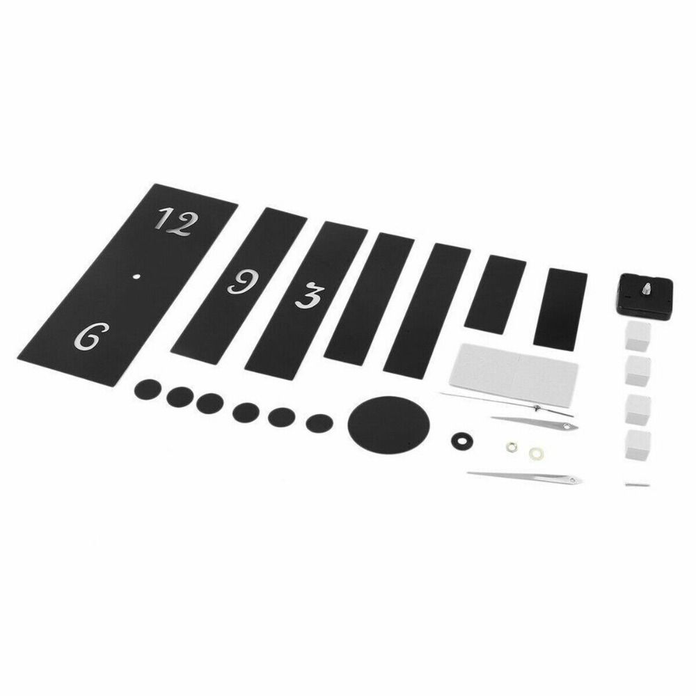 Сделай сам Наклейка на стену Часы Пластиковые Бесшумные Настенные часы Высокое качество 3D Цифра Зеркало Искусство Часы Дом