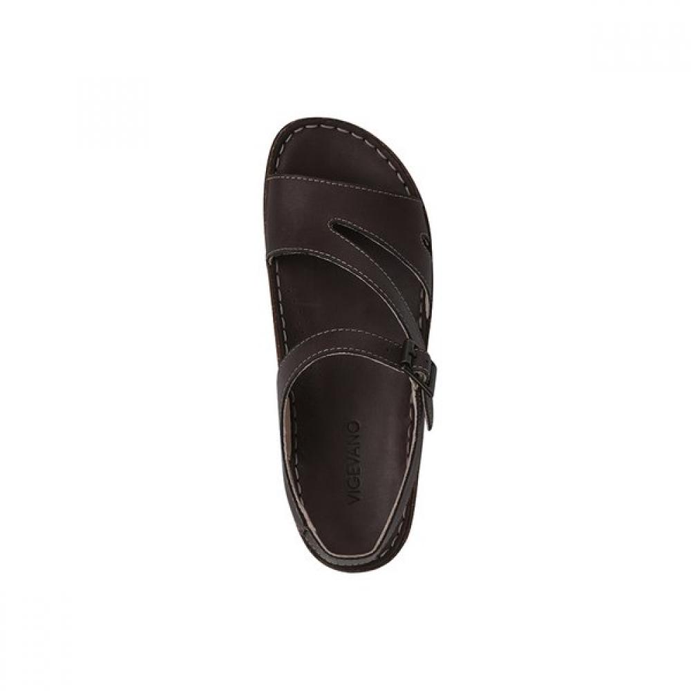 Vigevano Women S Comfort Daily caSual SandalS Dark Brown 8vg3555S3d Didier 01