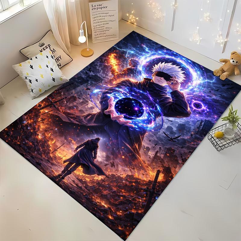 Stunning Magic Universe Image Rug Suitable for use as an anti-slip game mat for living room and bedroom sofas