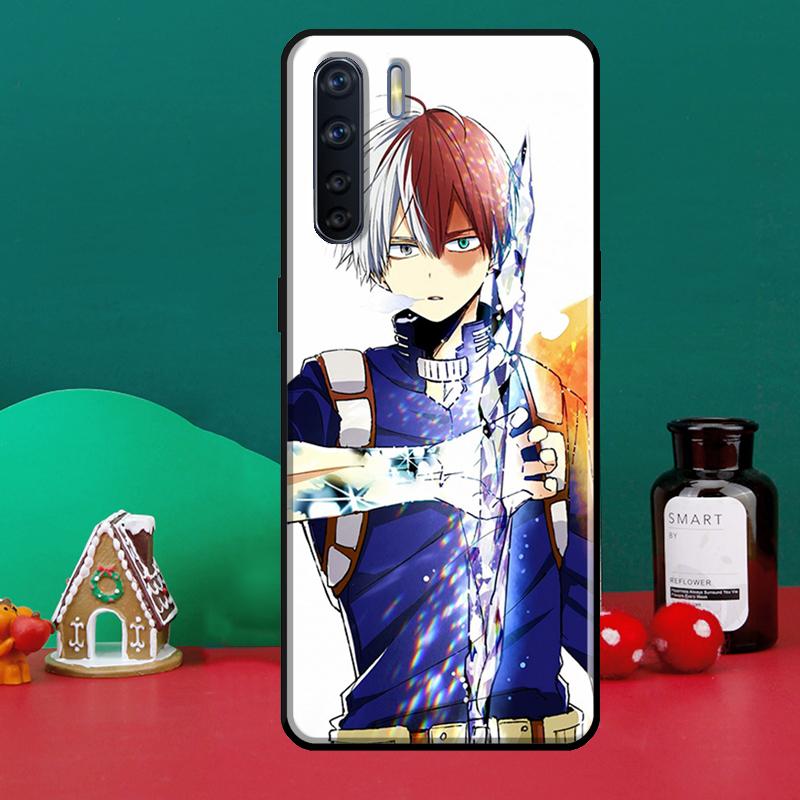 Чехол аниме Shoto Todoroki для OPPO A74 A54 A94 A31 A53 A5 A9 2020 A52 A72 A1K A83 A91 A93 A3S A5S A15