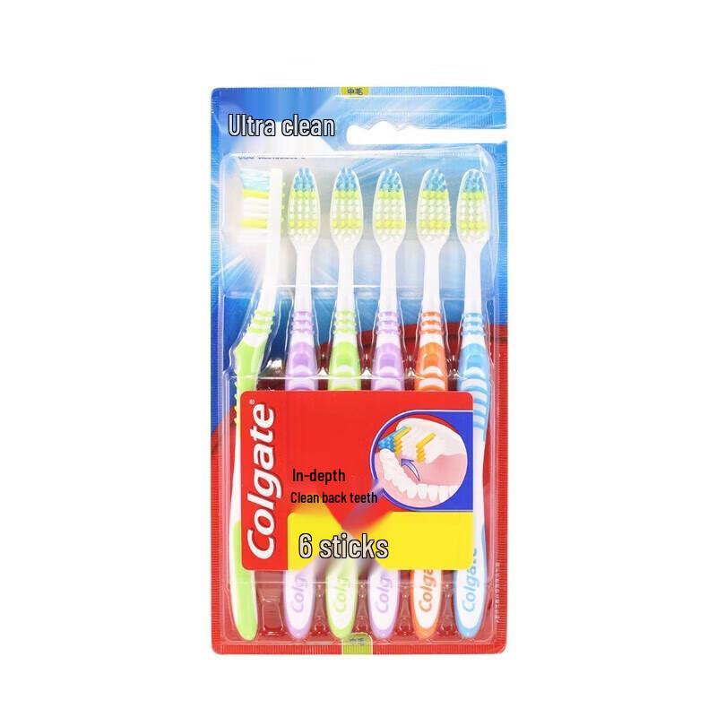 Colgate Clean Toothbrush 6-Pack