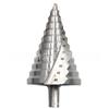 High-Speed Steel 6-60mm Spiral Groove Step Drill Bit for Multi-Function Drilling