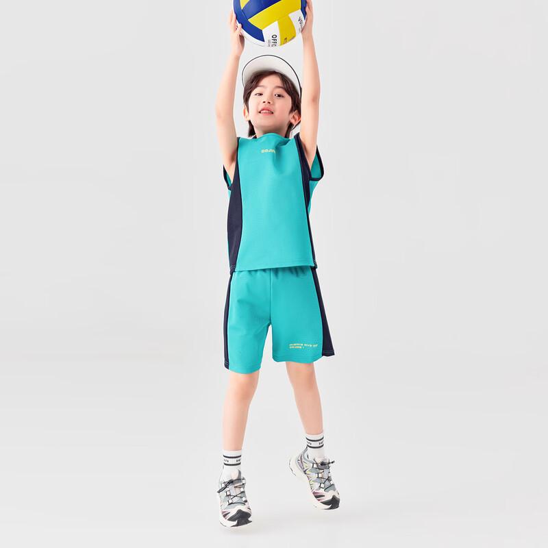 Boys' Summer Color-block Sport Set