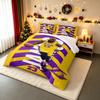 "Basketball Player In Yellow Jersey Bedding Set" Bedding Set (1 Duvet Cover, 2 Pillowcases, Duvet Not Included).