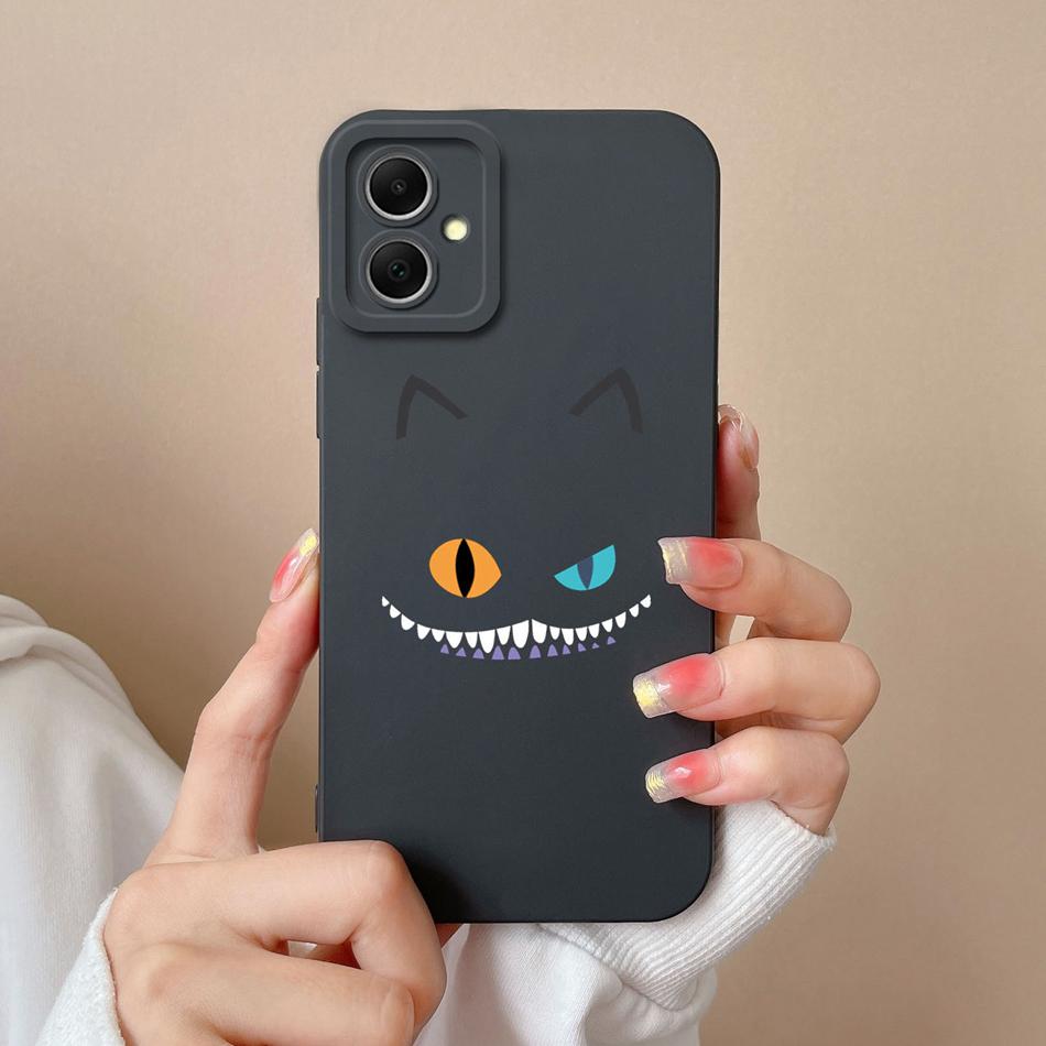 Чехол для телефона Samsung Galaxy A06 Сердце-Бабочка Funda Для Samsung A 06 Задняя крышка Защита камеры Жидкий силиконовый бампер