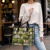 Moss Stone Pattern Casual Tote Bag Portable Daily Use Outdoor Travel Shoulder Carry Bag