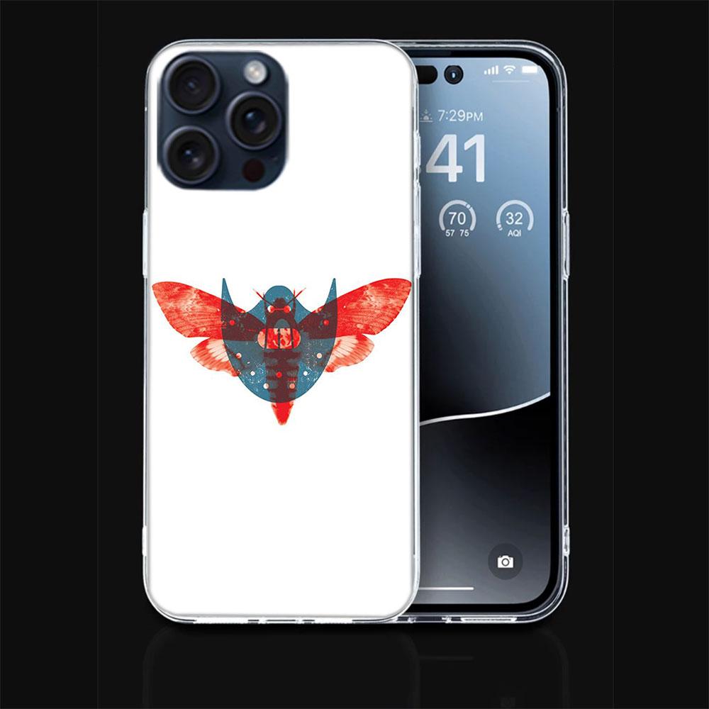 Hot Movie The Silence of the Lambs Clear Phone Case For Iphone 17 Air 16 Pro Max 15 Pro 14 Plus 17E 16E 11 13 12 Mini Cover Case