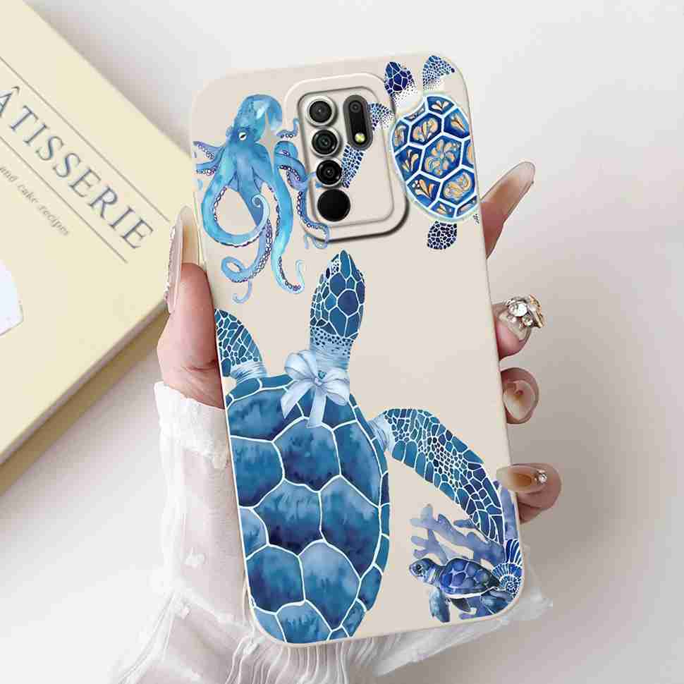 For Xiaomi Redmi 9 Case Cute Cartoon Rabbit Cat Soft Silicone Cover For Redmi 9 M2004J19AG M2004J19G Bumper Phone Case Funda
