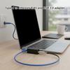 Многопортовый USB-C адаптер с портом Gigabit Ethernet 1000 Мбит/с и USB 3.0 для ноутбука/ПК, широкая совместимость